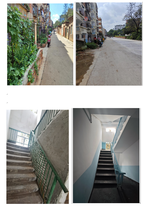 云南省昆明市安寧市昆鋼主城區(qū)老舊小區(qū)提升改造 工程項(xiàng)目改造前后效果對比